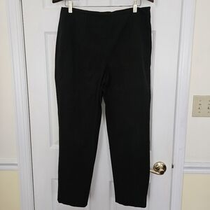 Ellen Tracy Neiman Marcus Black Cotton/Spandex Pants Sz 12